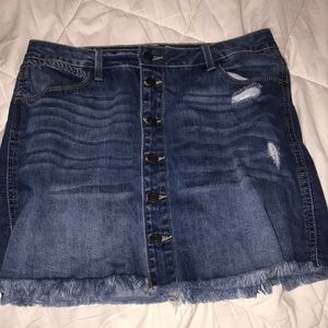 jean skirt